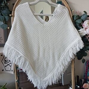 Ita Our Time White Poncho